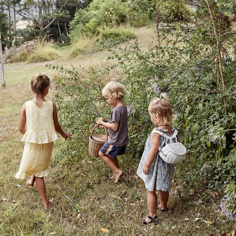 Olli Ella Mini Chari Bag - White 5 Olli Ella Mini Chari Bag - White