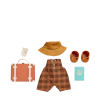 OLLI ELLA NEW ARRIVALS Dinkum Doll Travel Togs - Apricot