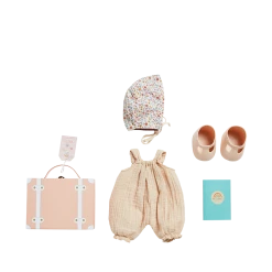 OLLI ELLA NEW ARRIVALS Dinkum Doll Travel Togs - Blush