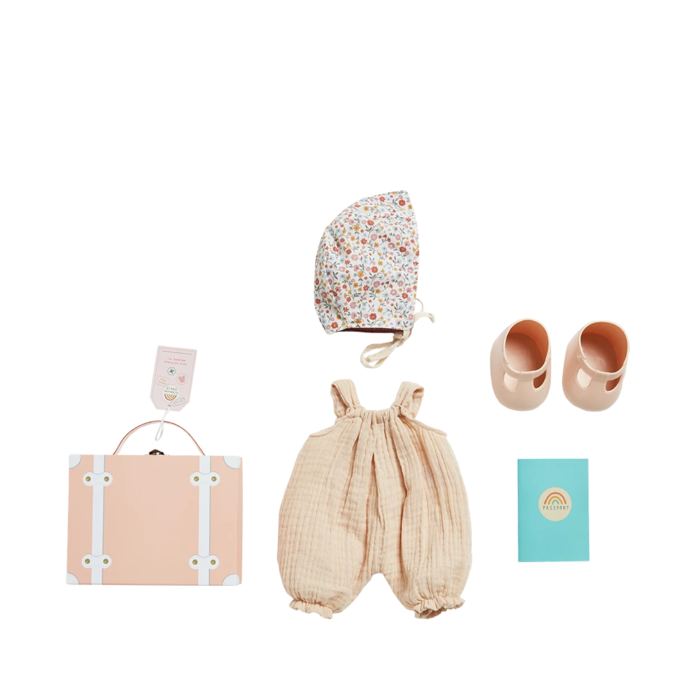 OLLI ELLA NEW ARRIVALS Dinkum Doll Travel Togs - Blush 3 OLLI ELLA NEW ARRIVALS Dinkum Doll Travel Togs - Blush