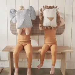 Cushions OYOY Erik Elephant Denim Cushion