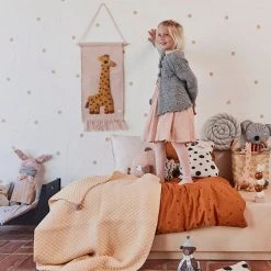 OYOY Giraffe Pink Wall Hanger