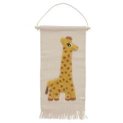 OYOY Giraffe Pink Wall Hanger