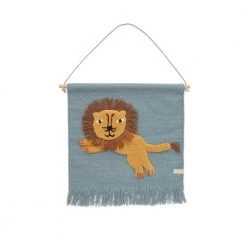 OYOY Jumping Lion Wall Hanger Wall Decoration