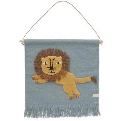 OYOY Jumping Lion Wall Hanger Wall Decoration