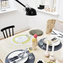 OYOY Placemat Lion - Light Grey