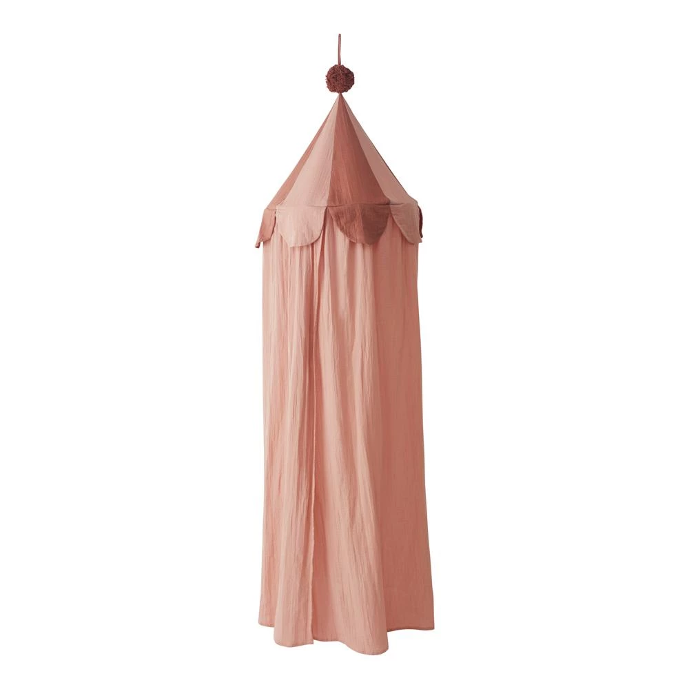 OYOY Ronja Organic Cotton Canopy - Rose 3 OYOY Ronja Organic Cotton Canopy - Rose