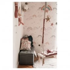 Dekornik Pastel Rainbows Wallpaper Kids Wallpaper