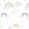 Dekornik Pastel Rainbows Wallpaper Kids Wallpaper