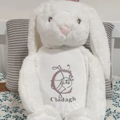 Cherish Me Personalised White Bunny Decorative Items