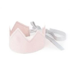 COTTON & SWEETS Build Your Own Gift Hamper Personalised Linen Crown - Powder Pink