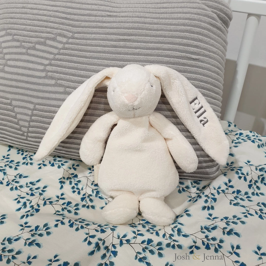Moonie Sensory Cuddle Bunny - Powder Soft Toys 5 Moonie Sensory Cuddle Bunny - Powder Soft Toys