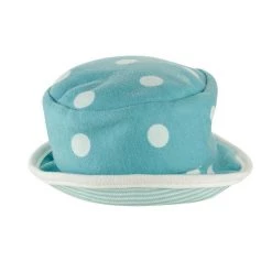 Pigeon Organics Organic Rompers & Hats Pigeon Organic Sun Hat - Blue Dot