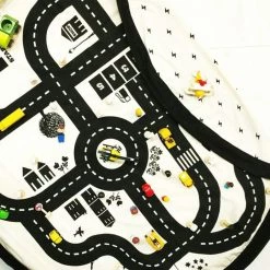 Play & Go Toy Storage Bag - Road Map & Thunder Bolt 17 Play & Go Toy Storage Bag - Road Map & Thunder Bolt