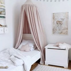 Canopies & Teepees Cotton & Sweets Linen Canopy - Powder Pink