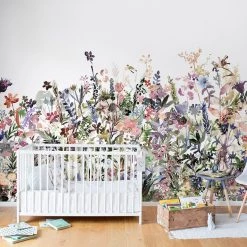 REBEL WALLS Kids Custom Wall Mural - May Meadow Pastel
