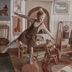 OYOY Rainbow Rug In Choko