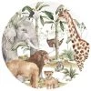 Dekornik NEW ARRIVALS Savanna World In A Circle Wall Sticker