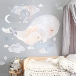 SCHMOOKS Beluga Whales Wall Stickers