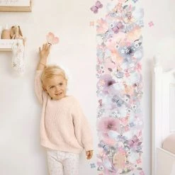 SCHMOOKS Fairy Garden Growth Height Chart Wall Stickers