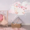 SCHMOOKS Sleepy Moon Wall Stickers Pink