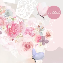 SCHMOOKS Sleepy Moon Wall Stickers Pink