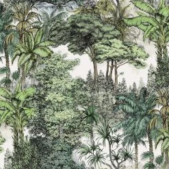 REBEL WALLS Kids Custom Wall Mural - Secret Garden Lush Kids Wallpaper