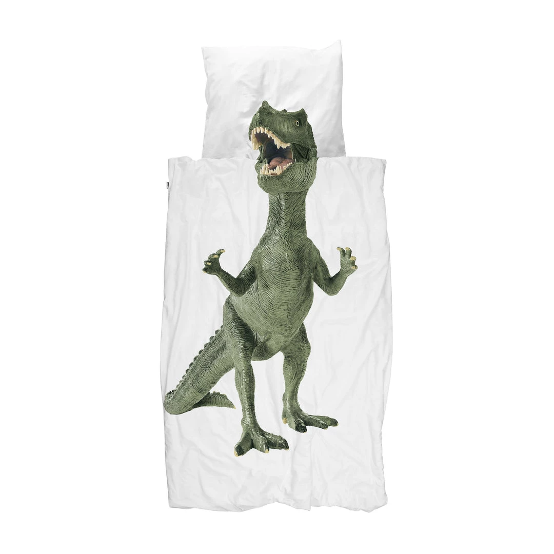 Snurk Green Dino Organic Bedding Set 3 Snurk Green Dino Organic Bedding Set