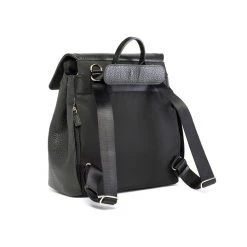Storksak St James Leather Backpack - Black