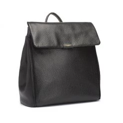 Storksak St James Leather Backpack - Black
