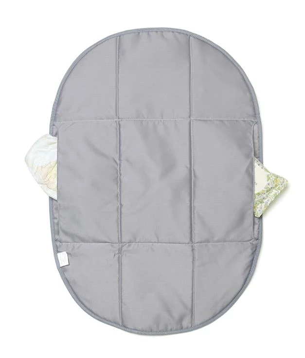 Storksak Stevie Luxe Scuba Baby Changing Bag - Grey Marl 11 Storksak Stevie Luxe Scuba Baby Changing Bag - Grey Marl