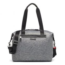 Storksak Stevie Luxe Scuba Baby Changing Bag - Grey Marl