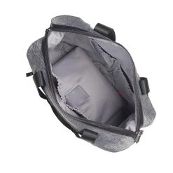 Storksak Stevie Luxe Scuba Baby Changing Bag - Grey Marl 15 Storksak Stevie Luxe Scuba Baby Changing Bag - Grey Marl