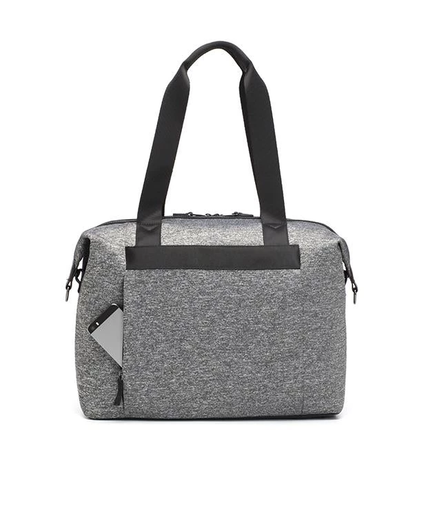 Storksak Stevie Luxe Scuba Baby Changing Bag - Grey Marl 8 Storksak Stevie Luxe Scuba Baby Changing Bag - Grey Marl
