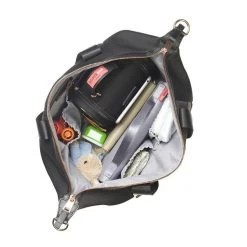 Storksak Stevie Luxe Scuba Baby Changing Bag - Black