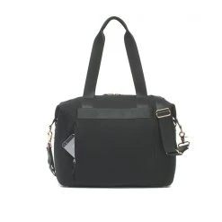 Storksak Stevie Luxe Scuba Baby Changing Bag - Black