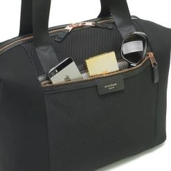 Storksak Stevie Luxe Scuba Baby Changing Bag - Black