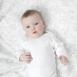 Storksak Muslin Swaddle Blanket - Garden Print