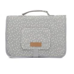 Storksak Organic Changing Station - Grey Raindot Changing Cushions