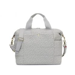 Storksak Storksak Tote Baby Changing Bag - Grey Raindot Baby Changing Bags