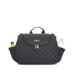Storksak Poppy Quilted Baby Changing Bag - Black