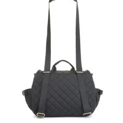 Storksak Poppy Quilted Baby Changing Bag - Black
