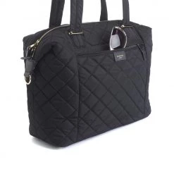 Baby Changing Bags Storksak Stevie Quilted Baby Bag - Black 16 Baby Changing Bags Storksak Stevie Quilted Baby Bag - Black