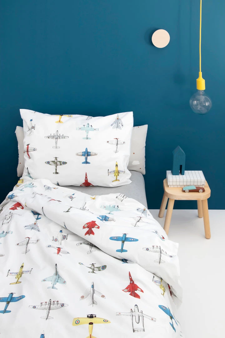 STUDIO DITTE Airplane Bedding Set - Single 4 STUDIO DITTE Airplane Bedding Set - Single