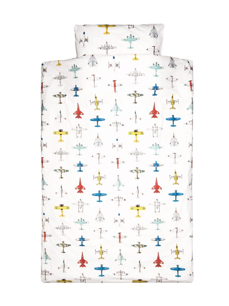 STUDIO DITTE Airplane Bedding Set - Single 5 STUDIO DITTE Airplane Bedding Set - Single