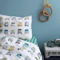 STUDIO DITTE Vintage Cars Bedding Set - Single