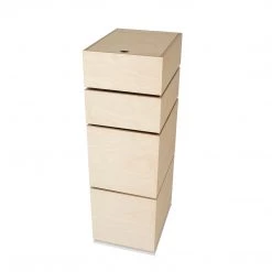 In2Wood Storage Carousel - 4 Boxes