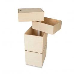 In2Wood Storage Carousel - 4 Boxes