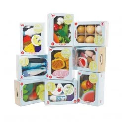 Le Toy Van Honeybee Market Crate - Half Dozen Farm Eggs