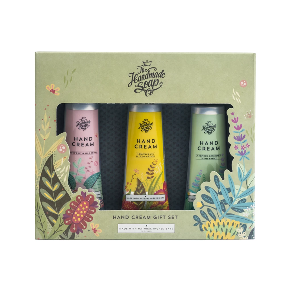 The Handmade Soap Company Hand Cream Trio Gift Set Natural Skincare 3 The Handmade Soap Company Hand Cream Trio Gift Set Natural Skincare